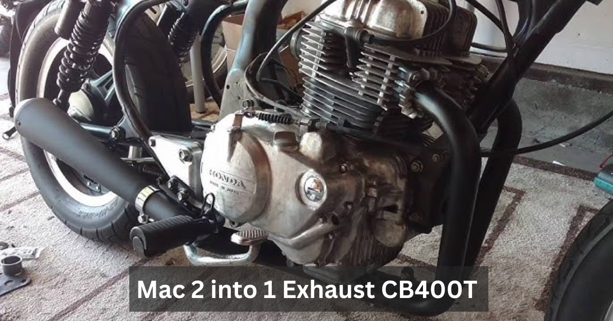 Mac 2 into 1 Exhaust CB400T